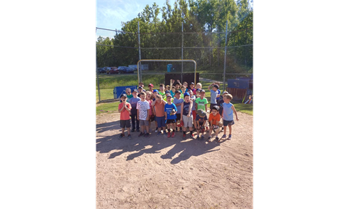 Baseball Camp Group Photo